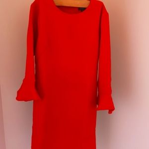 Ann Taylor Little Red Dress in 00P